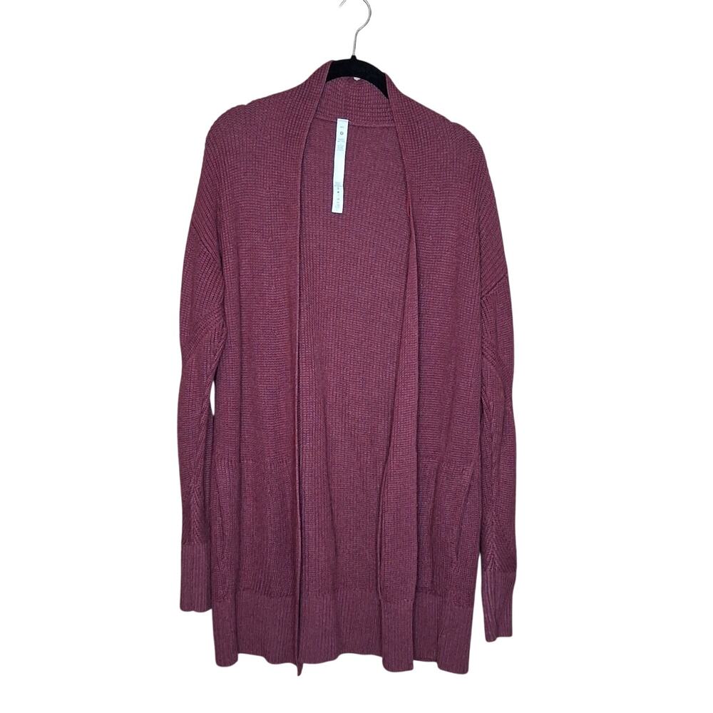 Ladies Lululemon Cashlu Sweater Wrap Size M/L Pockets